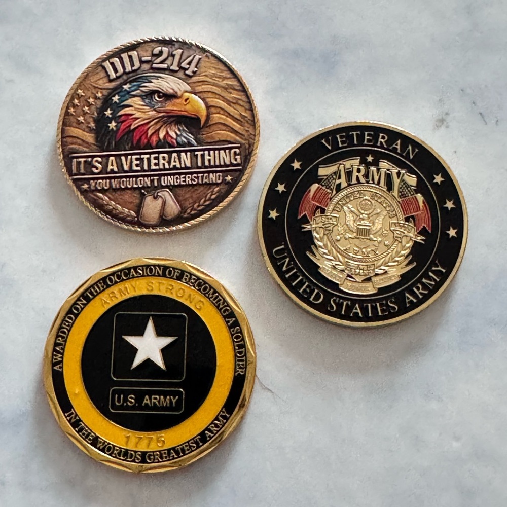 U.S. Army Veteran DD214 Commemorative Coins